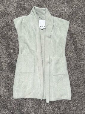 Anthropologie NVLT Eyelash Coatigan Vest